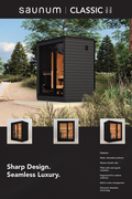 Saunum Classic - Sharp Design. Seamless Luxury.
